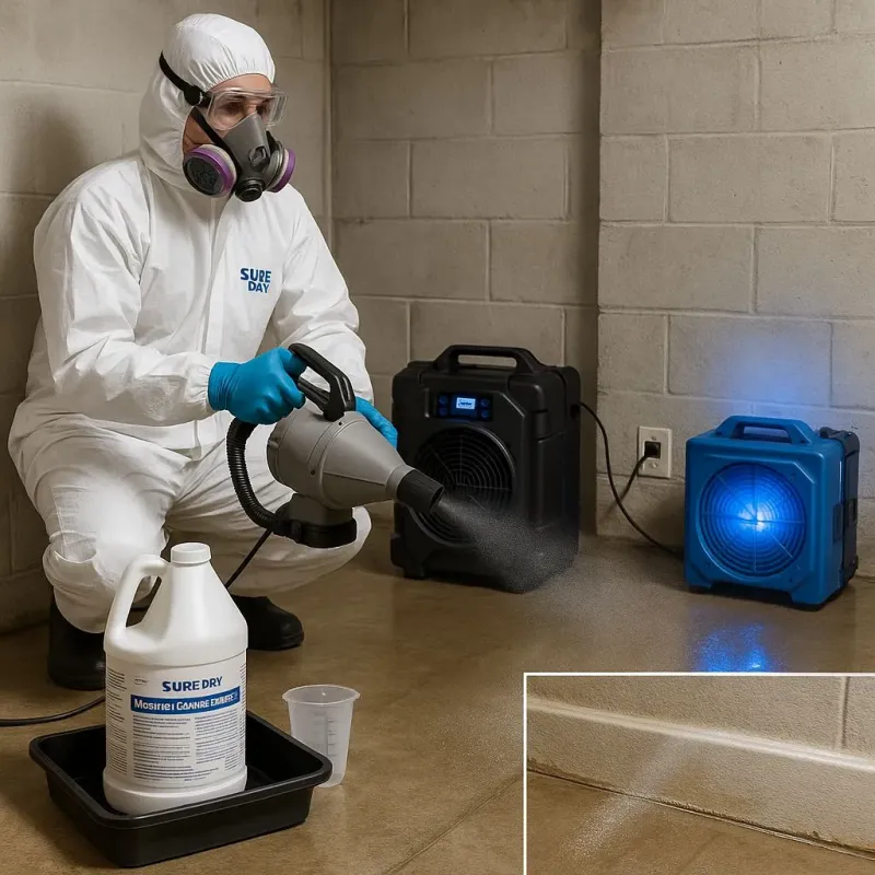Sanitization and Odor Removal process in Belmont, CA
