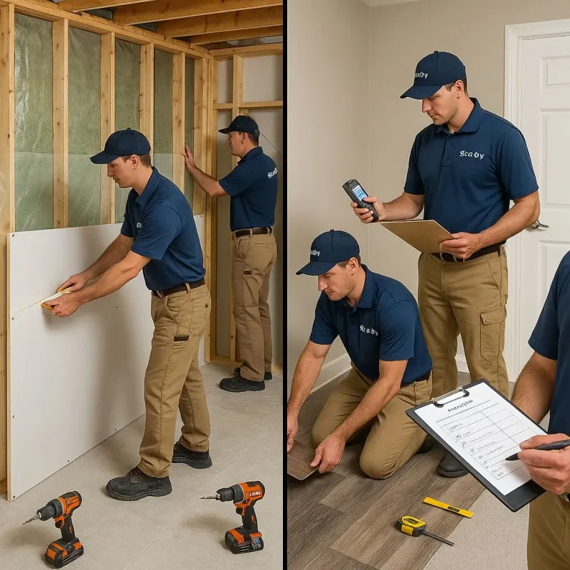 Repairs and Reconstruction process in Belmont, CA