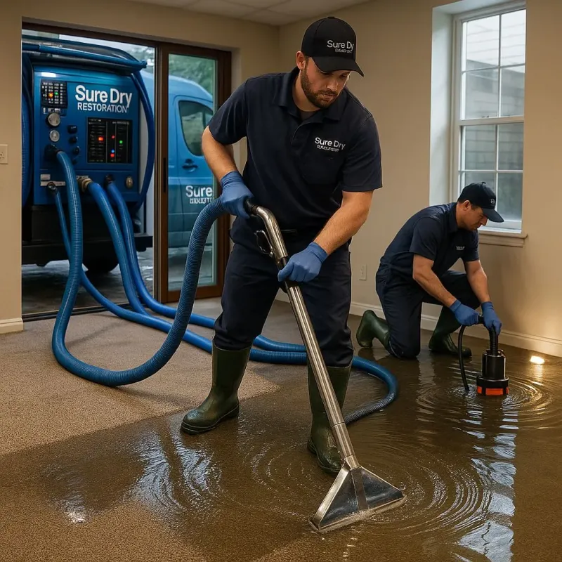 Water Extraction and Removal process in Belmont, CA